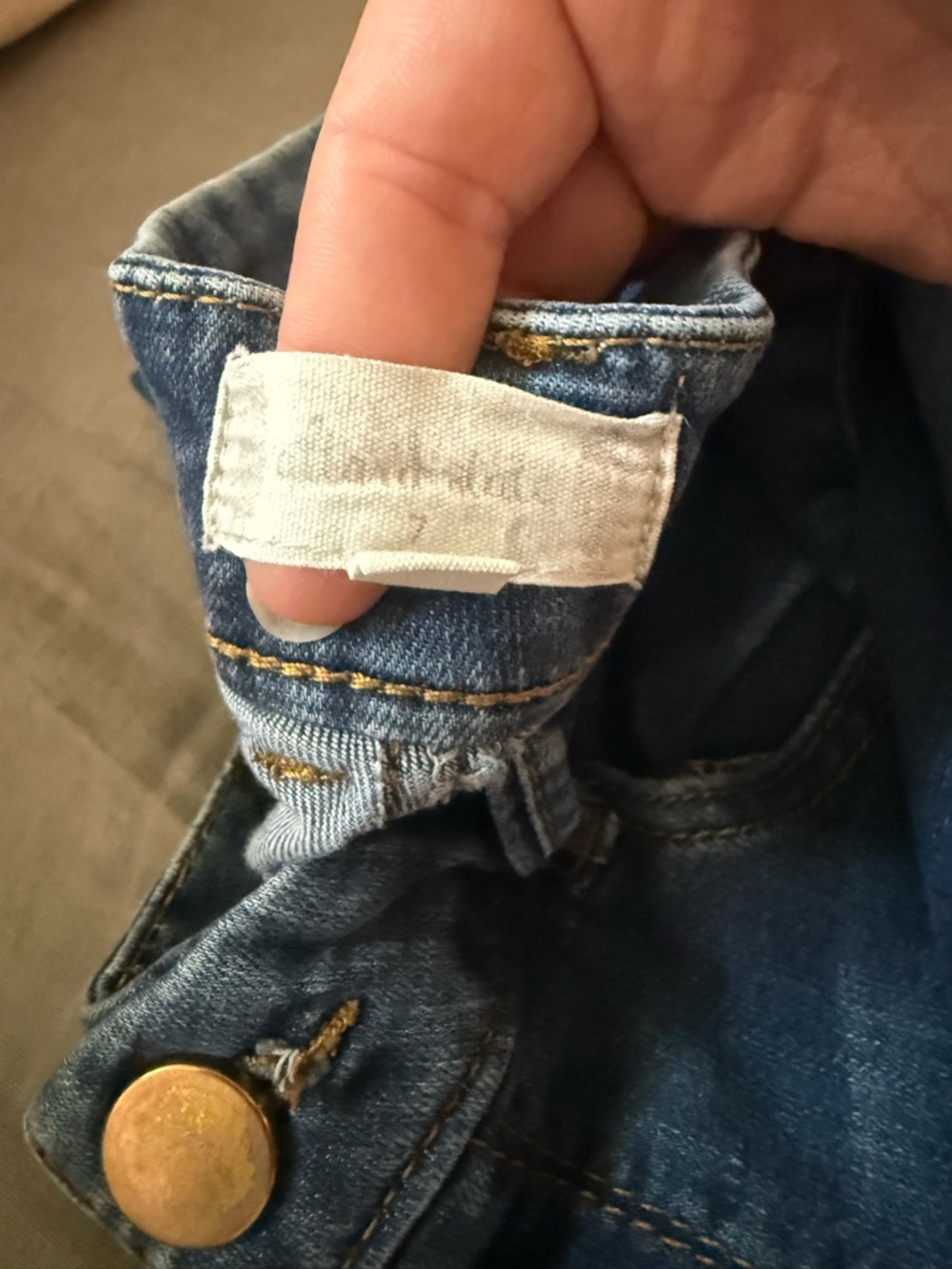 Altar'd State Dark Blue Skinny Jeans - Picture 3 of 3